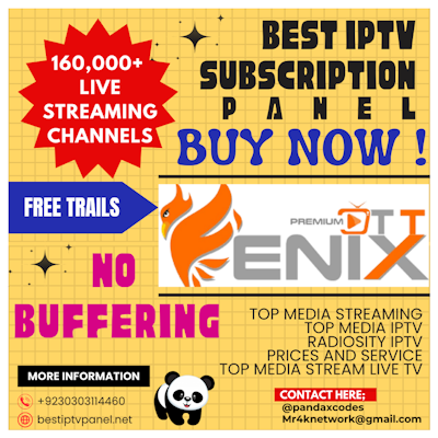 FENIX IPTV PANEL  -HIGH OTT