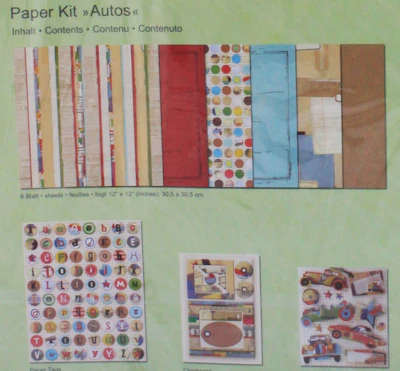 Scrapbook - Set "Autos"