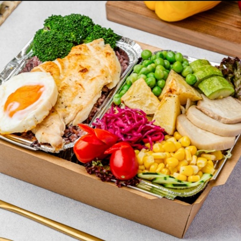 Chicken Breast with Brown Rice and Vegetables (廣福祥HanFoods) Copy