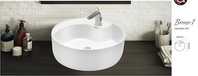 Dell Counter Top Vanity Breeze 1