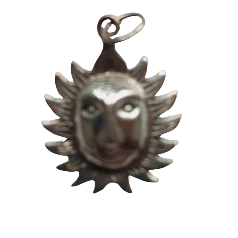Charm Sonne echt Silber Einzelstück
