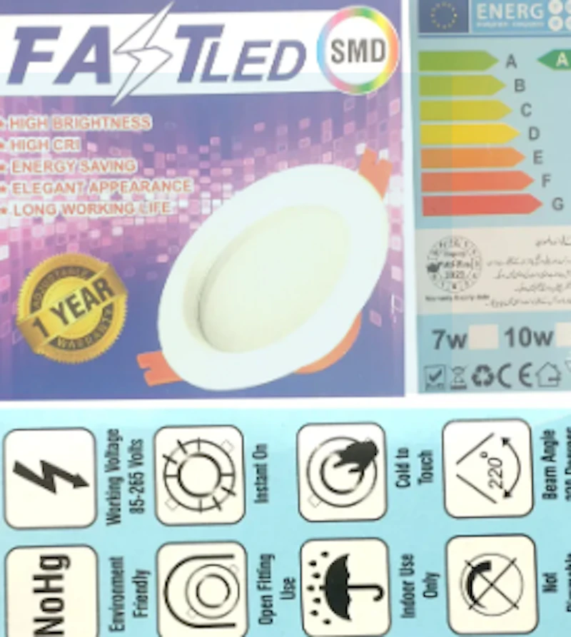 SMD DOWN LIGHT ROOF LIGHT 3INCH WHITE LIGHT 7WATT