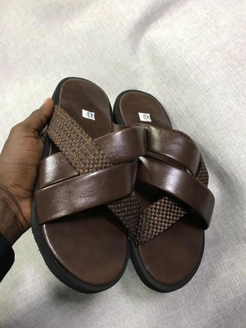 Sandales en Cuir&Simi Original qualité