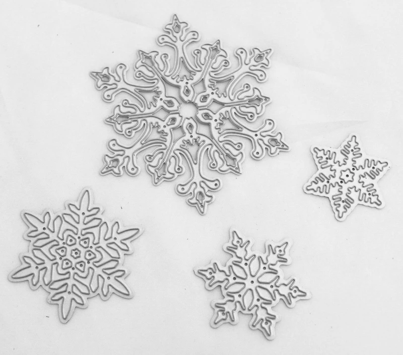 Die Cut - Schablonen - Set "Schneeflocken"
