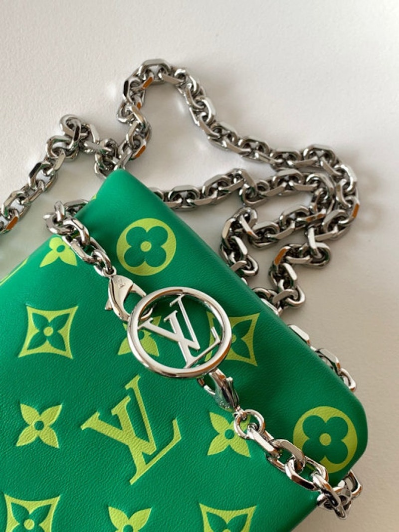 Louis Vuitton Pochette Leather Purse 