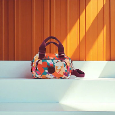 CRINKLE Printed Mini Tote Hand Bag