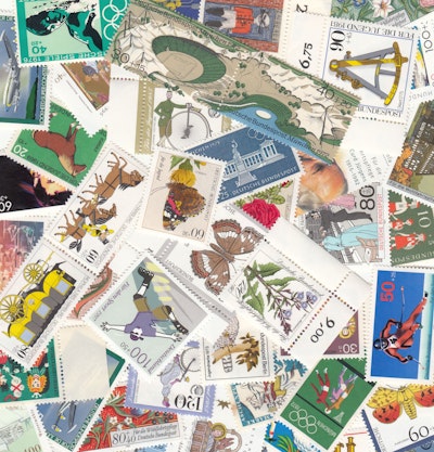 100 Deutschland Zuschlagmarken, postfrisch 