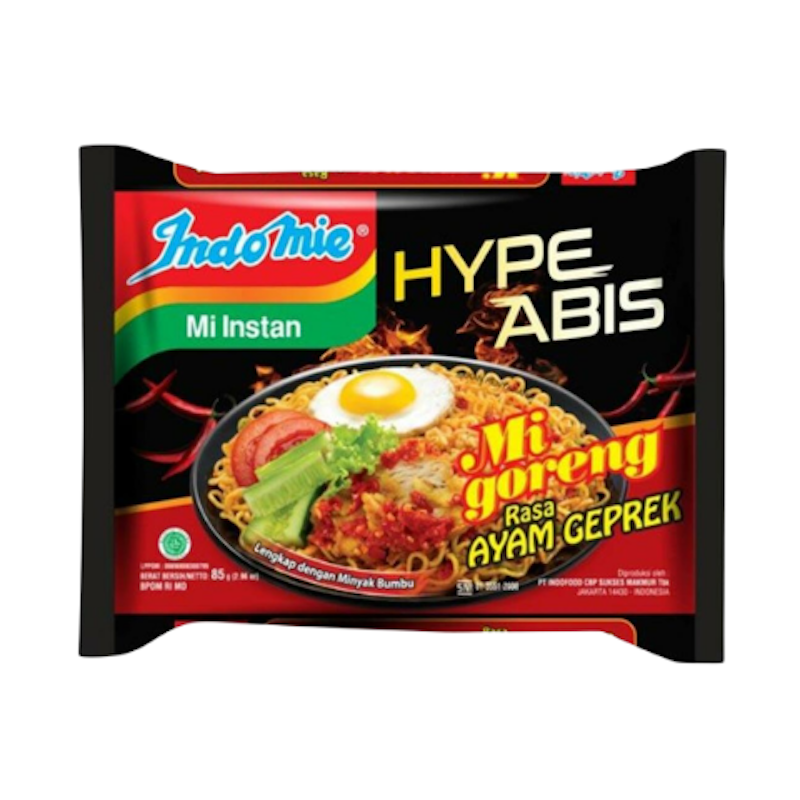 Indomie instan hype abis goreng ayam geprek (Indomarket)