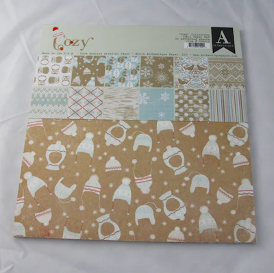 Authentique™ Scrapbook - Block "Cozy", Winter