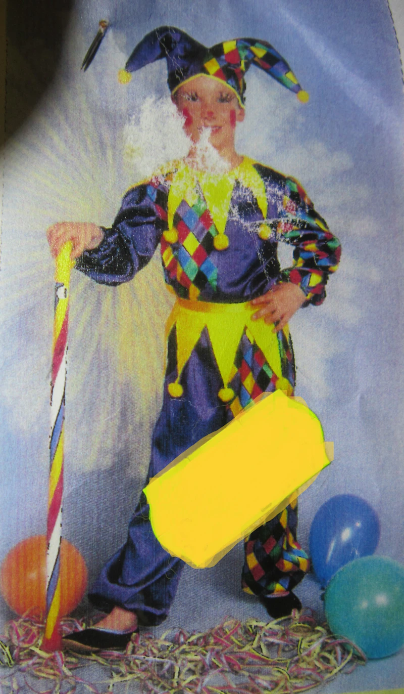 Kostüm Clown Joker Gr.128