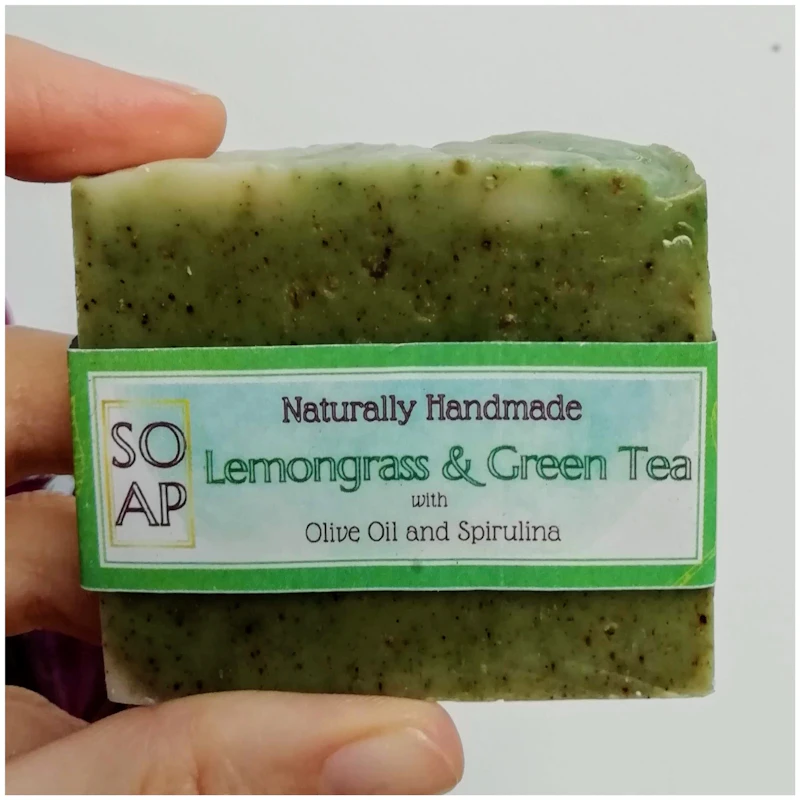 Lemongrass Green Tea & Spirulina Soap