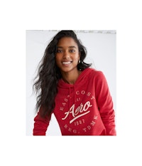 Aero Circle Pullover Hoodie Red