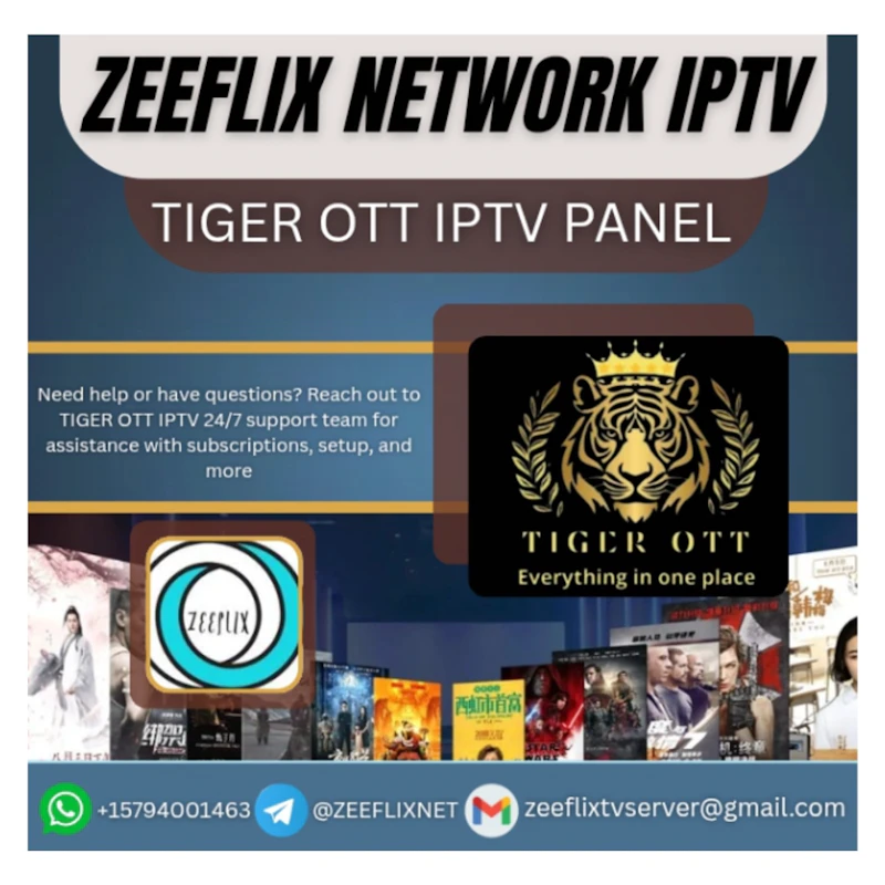 TIGER OTT IPTV PANEL 