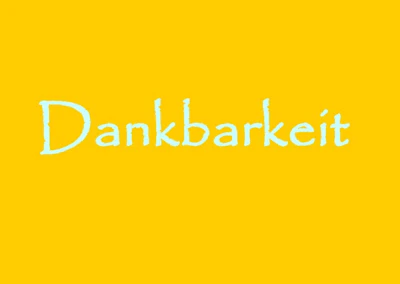 Postkarte: Dankbarkeit