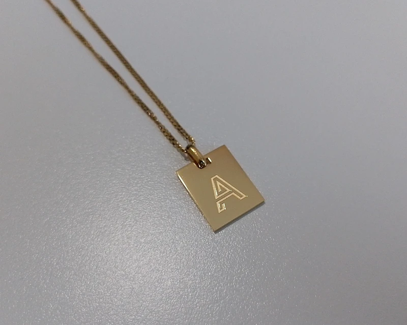 ORO Initial Necklace