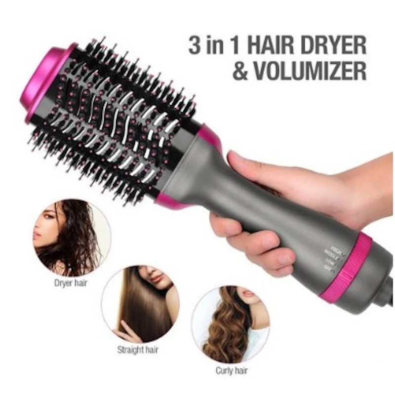 One Step Professional Curler Hair Straightener Hair Dryer Styling Tool Hot Air Brush