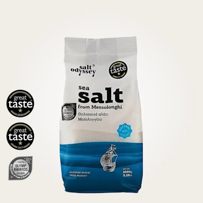 salt odyssey Feines Gourmet Meersalz aus Messolonghi 1kg