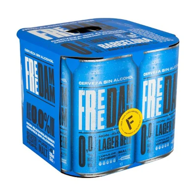 Free Damm 0% Lager 4 x 330ml