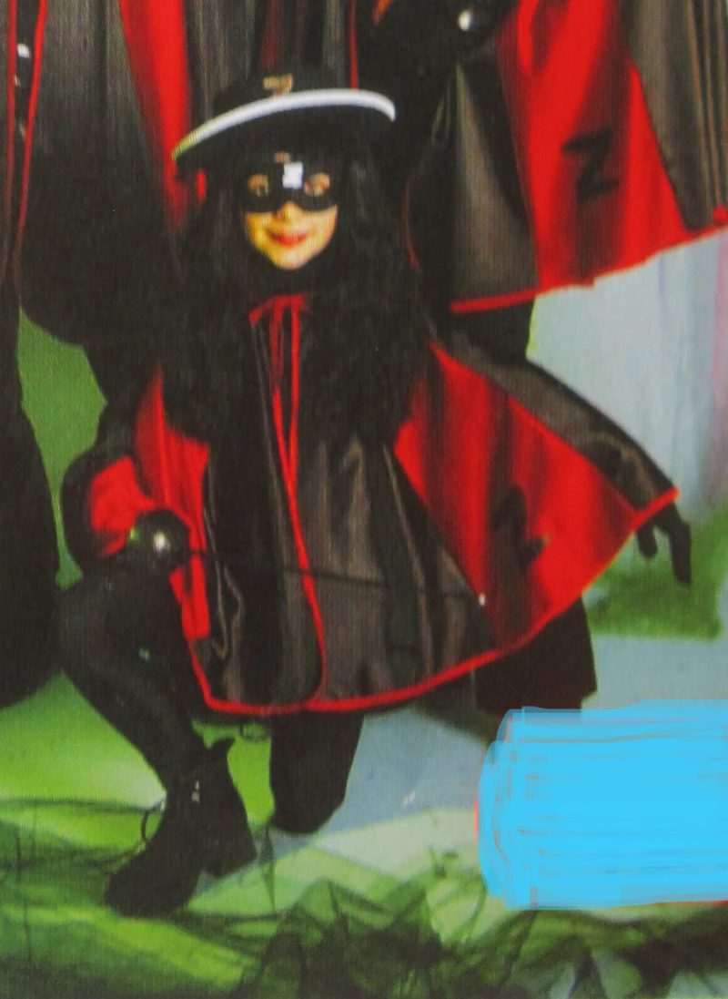 Kostüm Rächer-Cape Gr.128