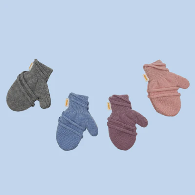 Kaschmir-Babyhandschuhe Größe 0-2 J