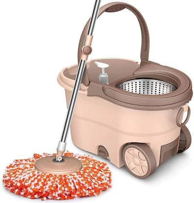 Adjustable stainless steel mop