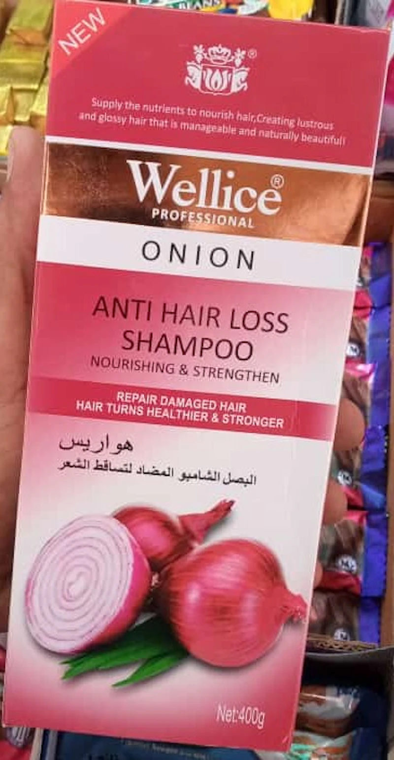 Wellice Onion Anti Hair Loss Shampoo Standard Pack