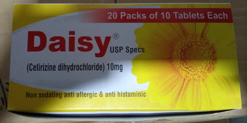 Daisy10mg tablet (Cetirizine)