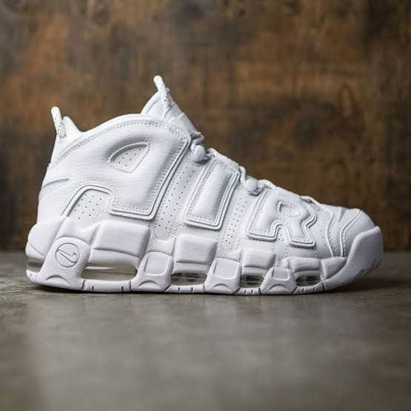 Nike Air Uptempo White on White