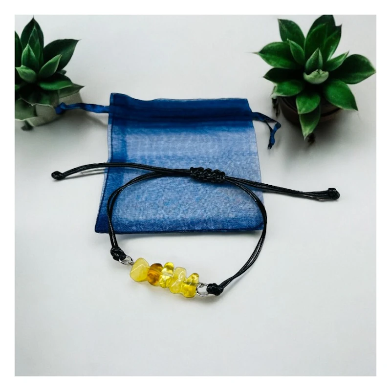 Kordel-Armband "Citrin"