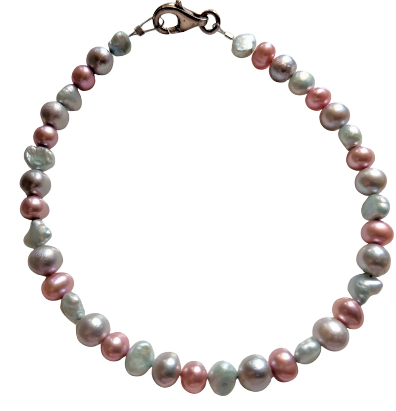 Perlenarmband 3-farbig