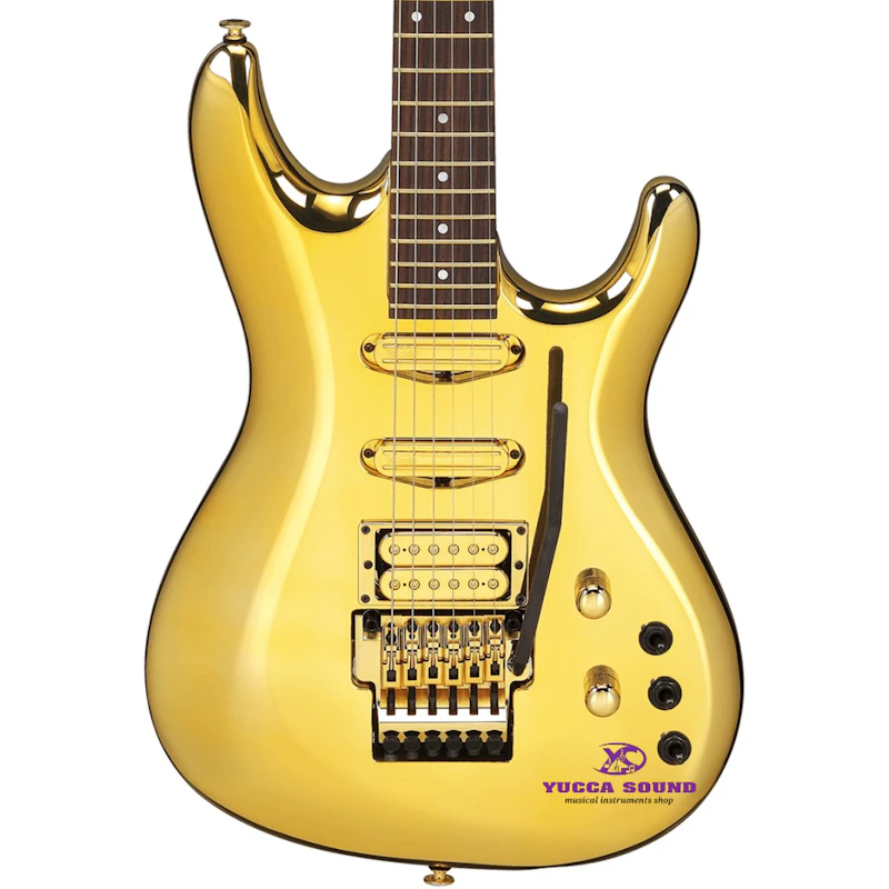 Ibanez JS2 Joe Satriani Signature Electric Guitar with DiMarzio Pickups – Gold