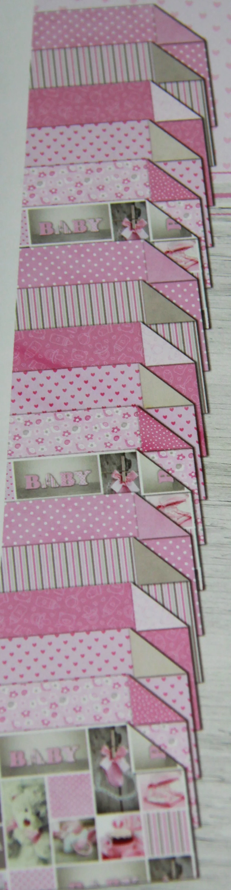 Bastelblock "Pauline", 24x34cm, Baby Girl