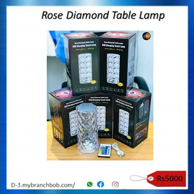 Rose Diamond Table Lamp