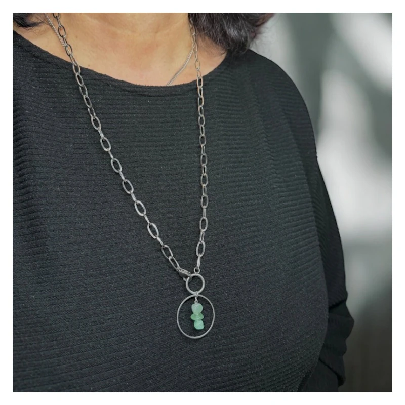 Y-Kette "Ylena" mit Aventurin