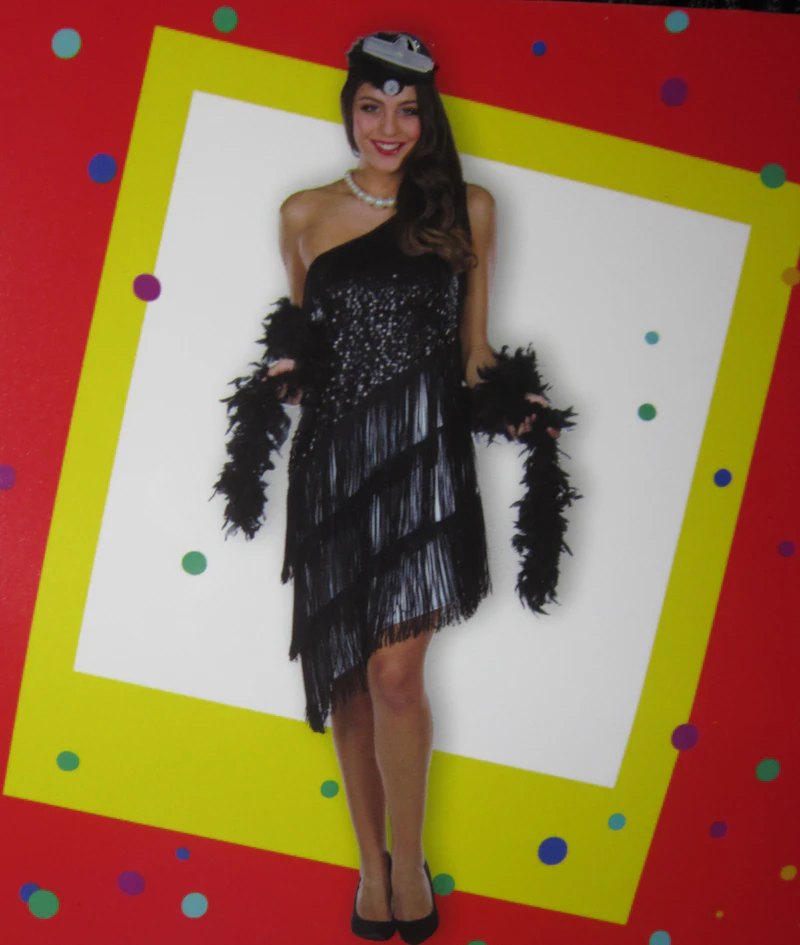Kostüm schwarzes Kleid Gr.44
