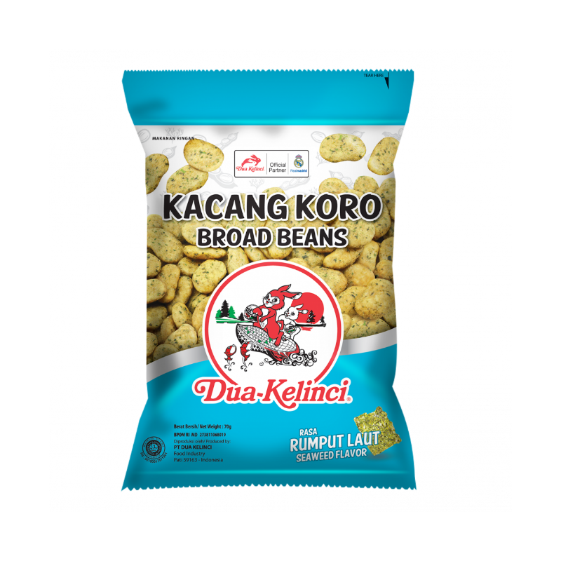 Kacang Koro Broad Beans Rumput laut flavor (Indomarket)