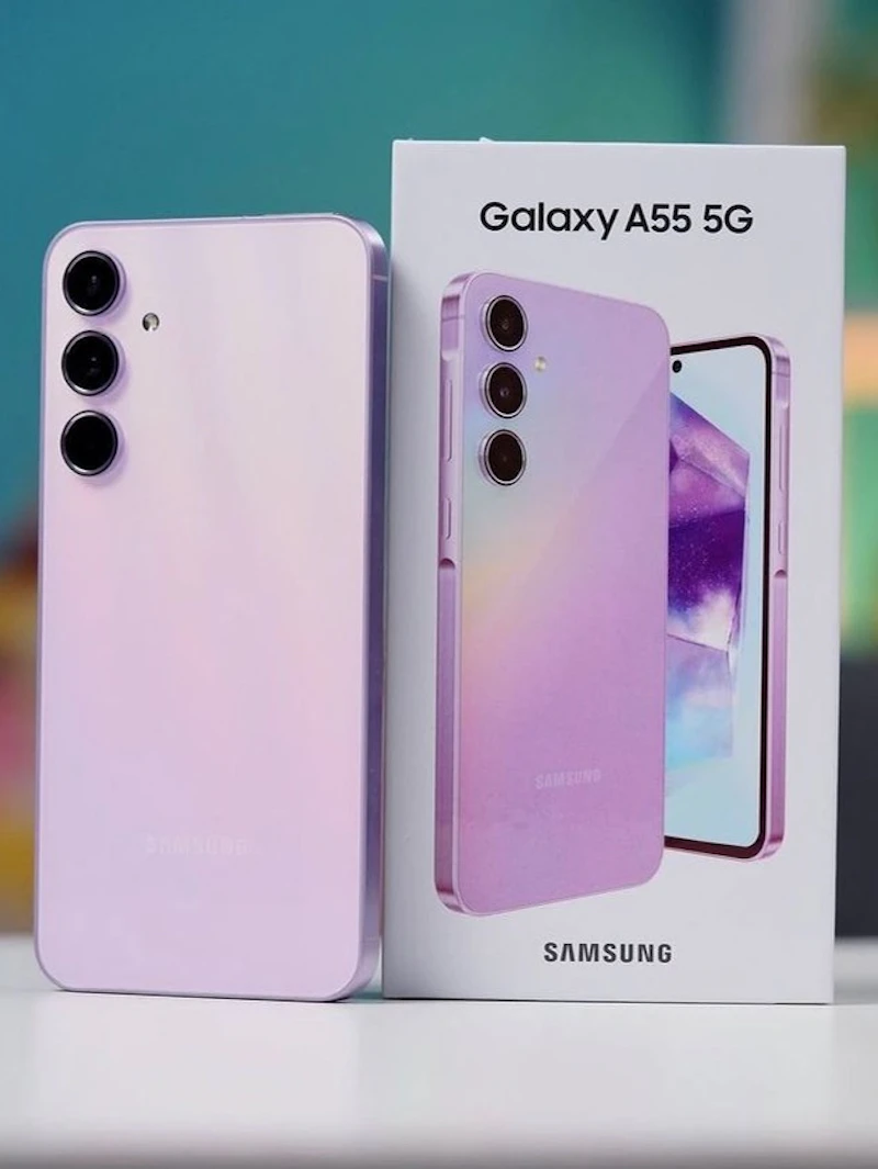 Samsung A55 5G + 128gig + 8 gig 