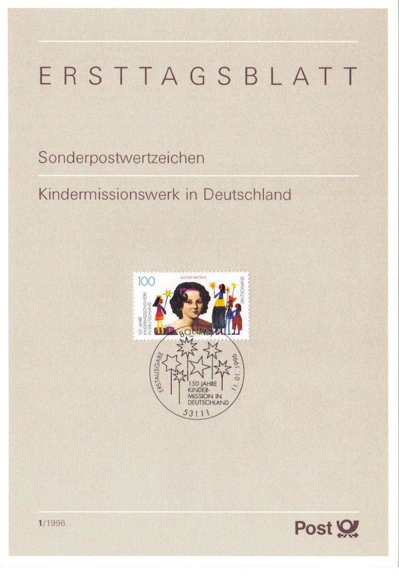 Bund ETB 1996 kompletter Jahrgang Ersttagsblätter