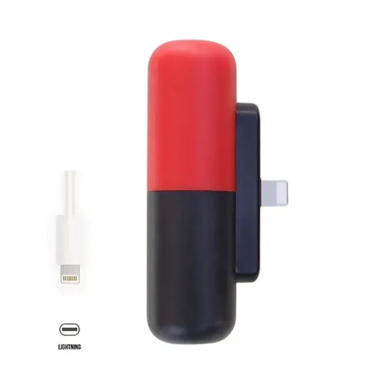 3300 mAh mini charger emergency capsule mobile charger 