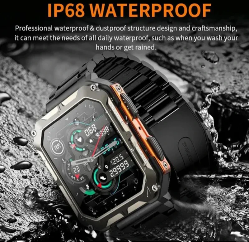 Bluetooth Calling AMOLED Screen Bluetooth Smart Watch