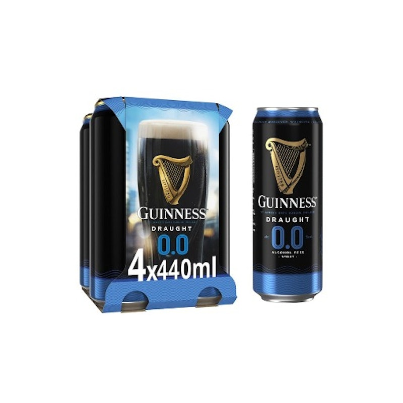 Guinness Draught Alcohol Free 4 x 440ml