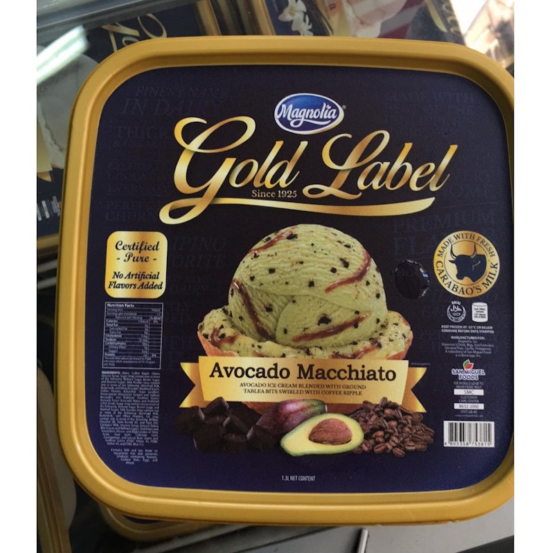 Avocado Macchiato Ice cream 1.3L/Box (Na)