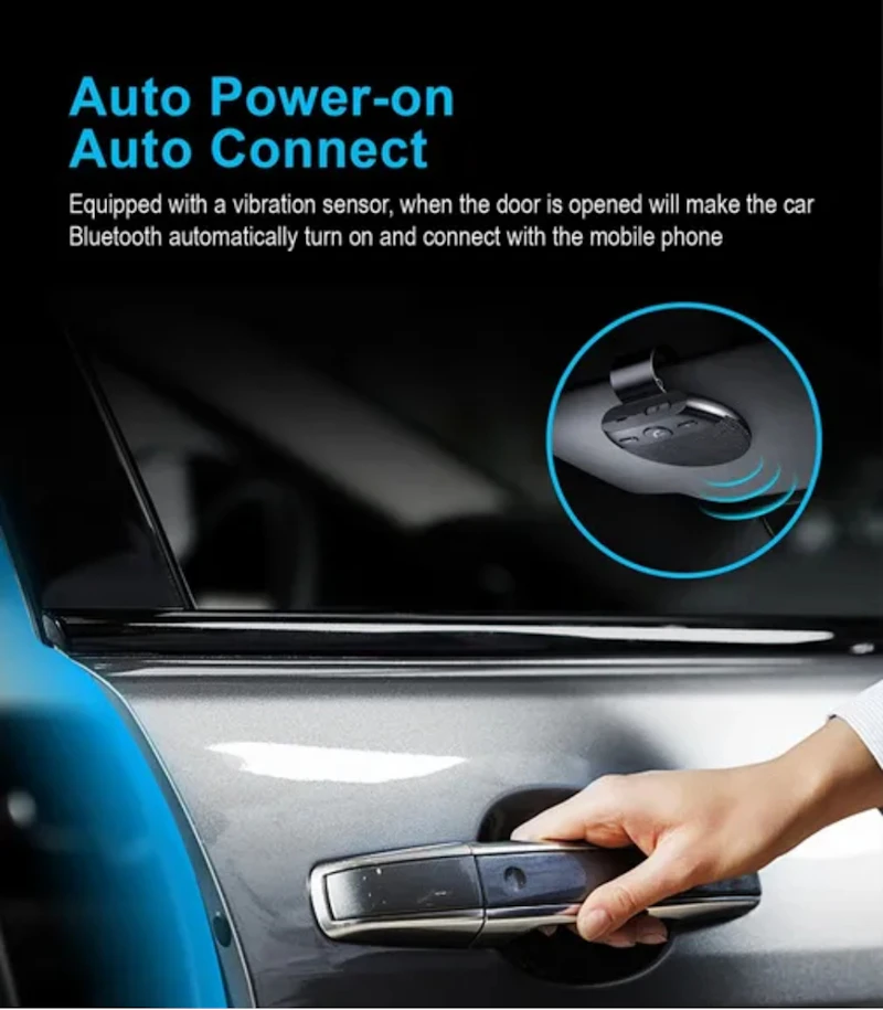 Bluetooth wireless hands free car speaker