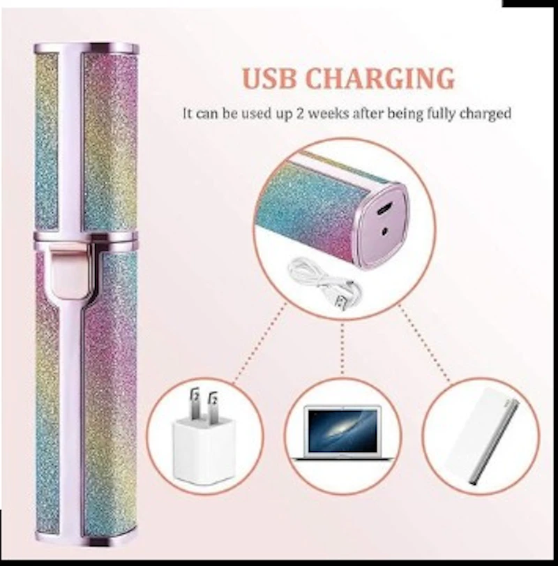 2 In 1 Electric Eyebrow Trimmer Makeup Painless Eye Brow Epilator 