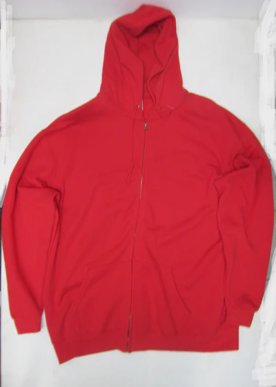 Kapuzensweatjacke FOTL rot Gr.XXL