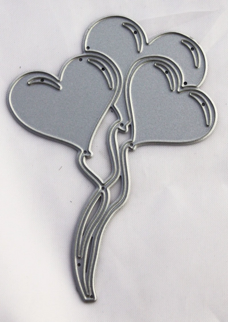 Die Cut - Schablone "Herzballons"