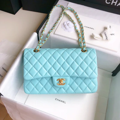 Tiffany Blue Chanel Flap Bag 