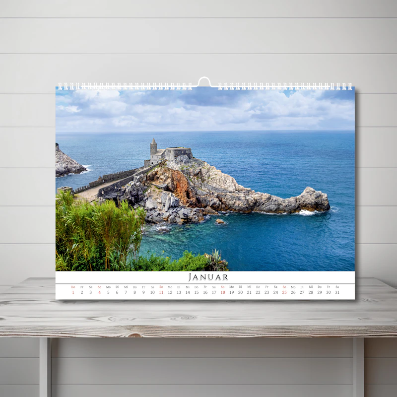 DIN A3 Wandkalender Italien 2026