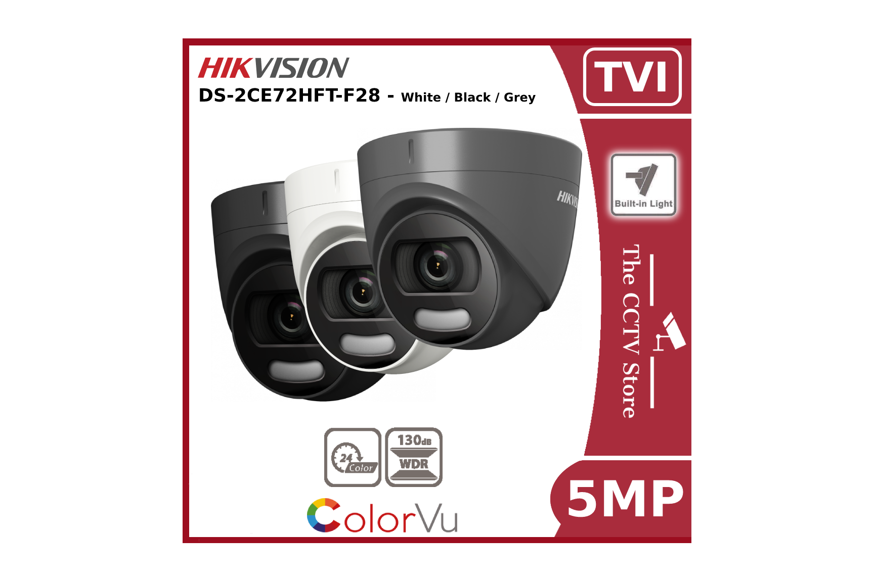 hikvision colorvu 5mp grey