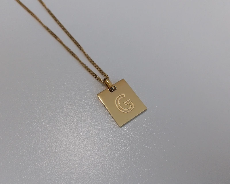 ORO Initial Necklace